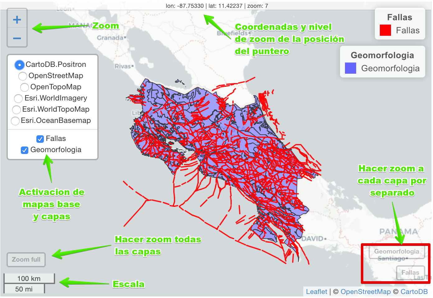 Partes de un mapa dinámico creado con *mapview*